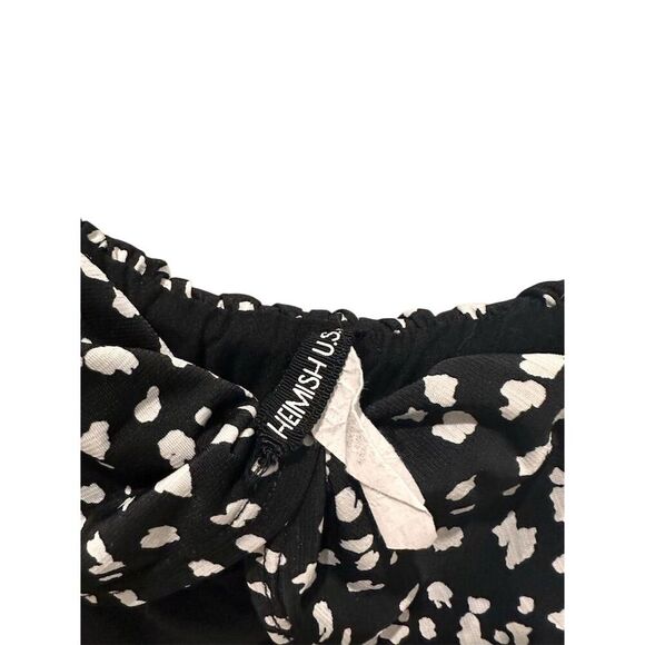 Heimish USA Women's M Black Polka Dot A-Line Knee Length Dress - Picture 3 of 4